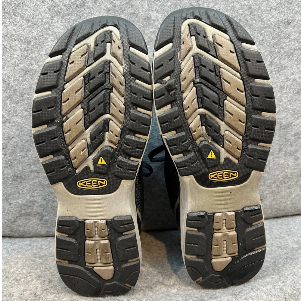 KEEN Mens Black ESD Work Utility Shoes Steel Toe Composite Toe Size 10 D